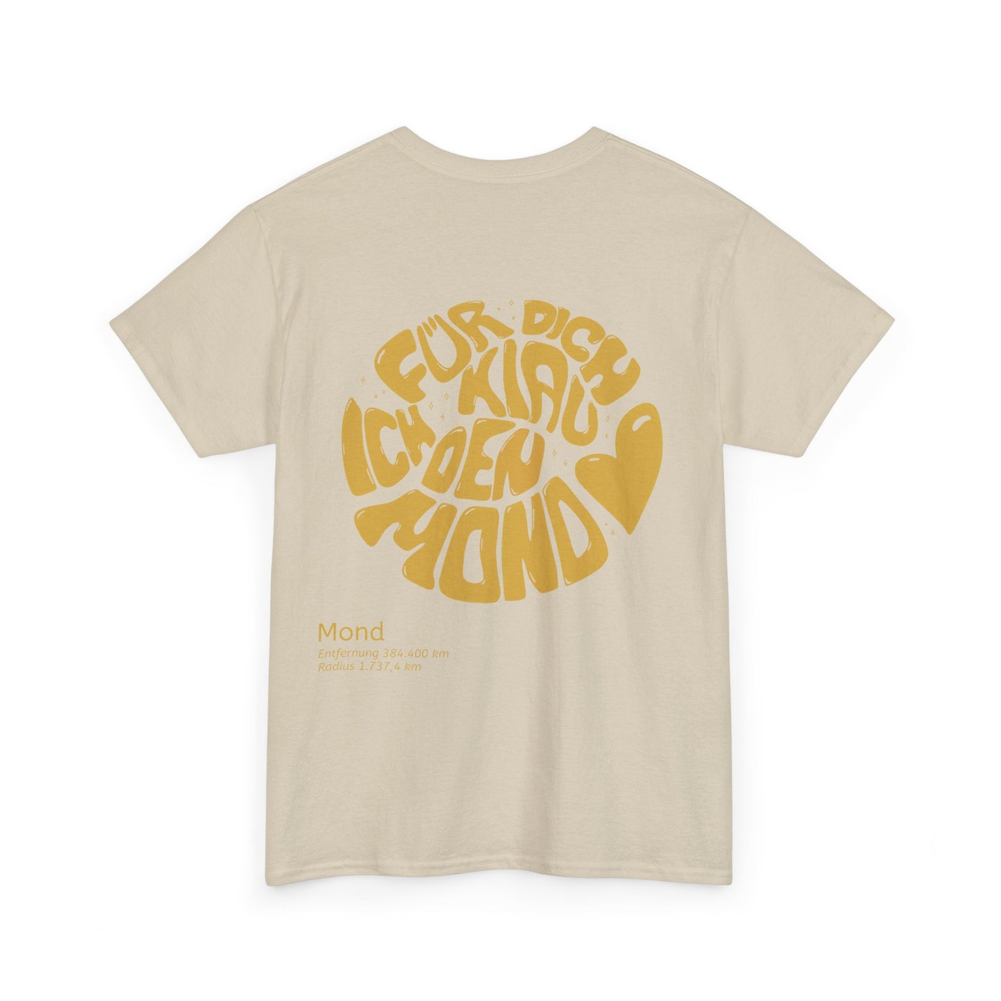Heavy Cotton T-Shirt Sand Back