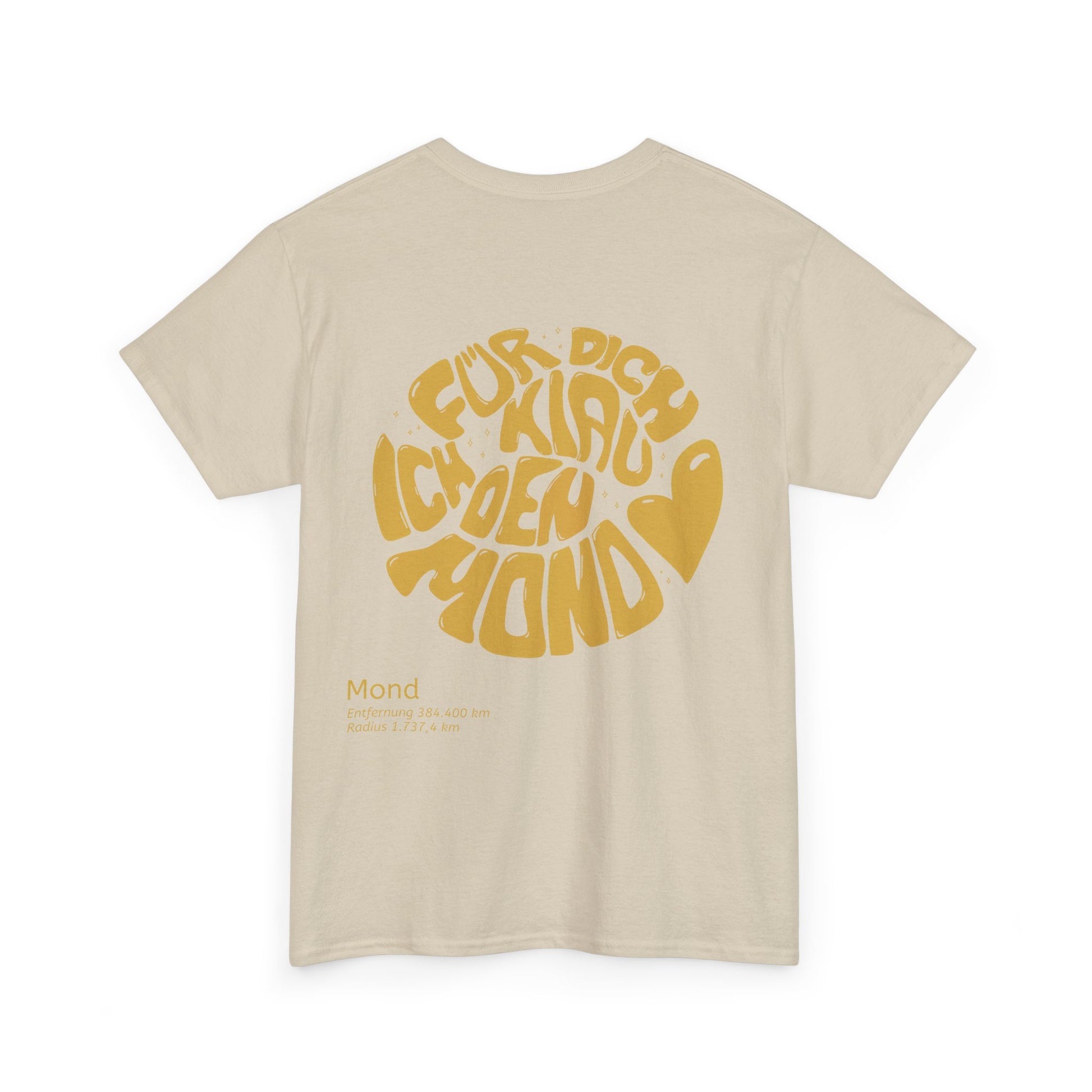 Heavy Cotton T-Shirt Sand Back