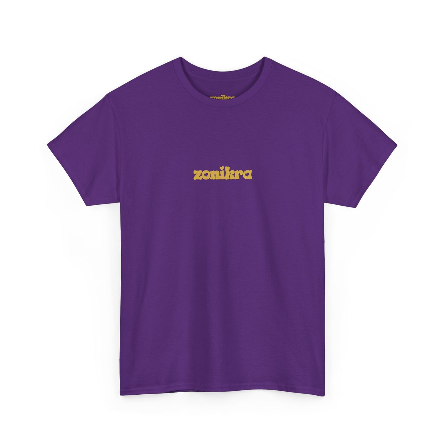 Heavy Cotton T-Shirt Purple Front