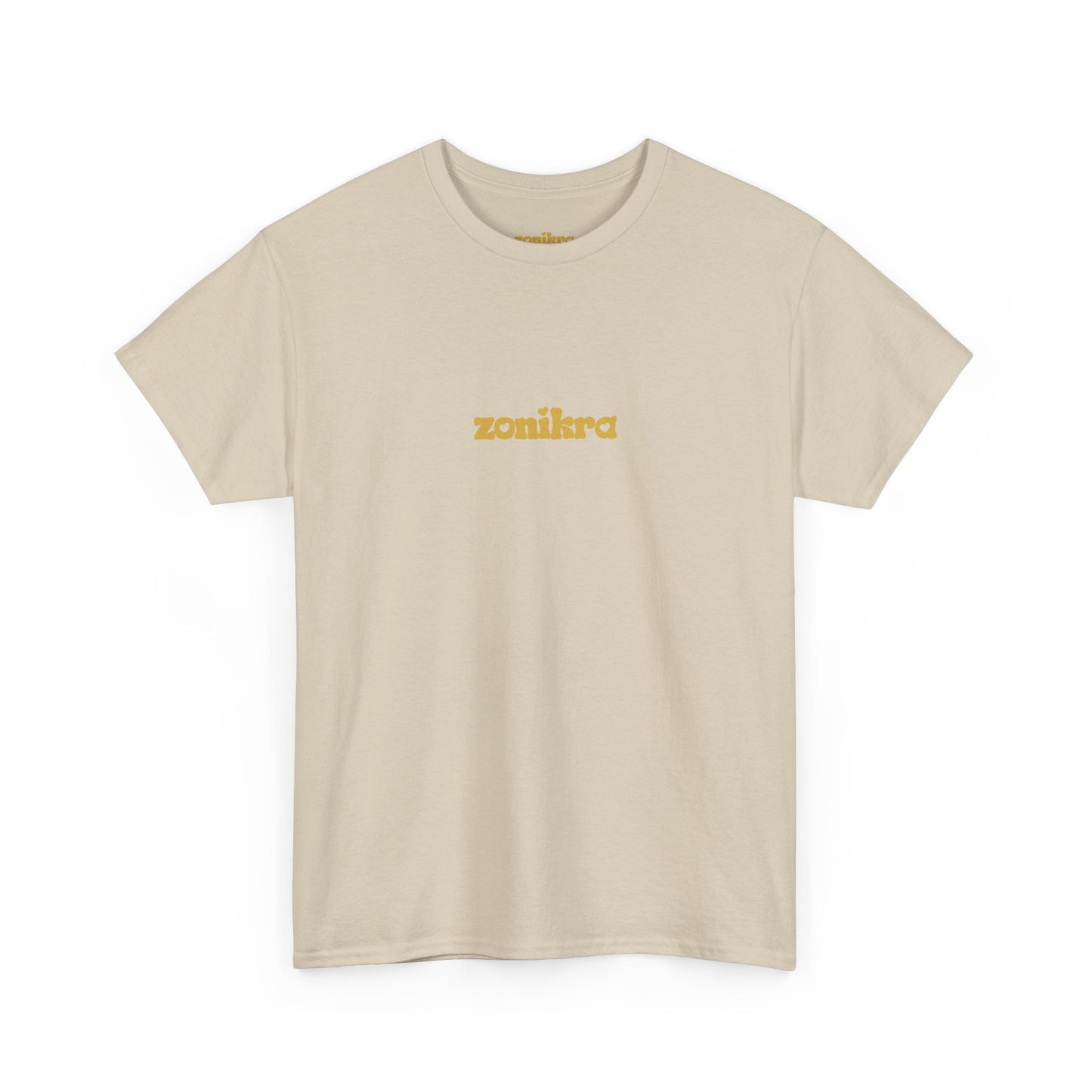 Heavy Cotton T-Shirt Sand Front